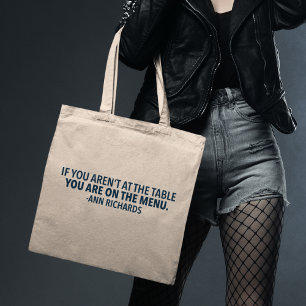 Tote Bag Citation politique motivationnelle de Ann Richards