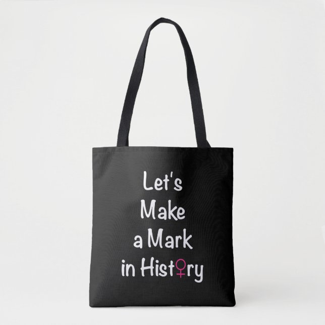 Tote Bag Citation sur l'autonomisation des femmes - Chef fé (Devant)