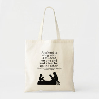 Tote Bag Citation sur l'éducation adaptée du président Garf
