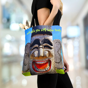 Tote Bag Citation Totum Bois Sourire Tant Que Vous Avez Enc