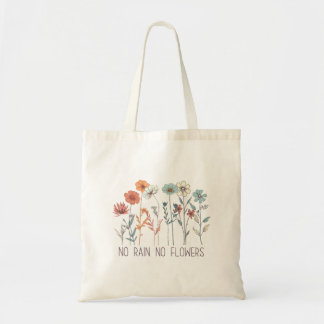 Tote Bag Citations de fleurs florales inspirées fleurs sauv