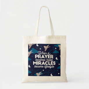 Tote Bag Citations de prière et de miracles
