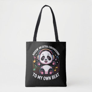 Tote Bag Citations drôles de Panda Mignon