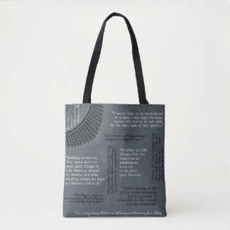 Tote Bag Citations RBG - Ruth Bader Ginsburg - Shoulder Fou