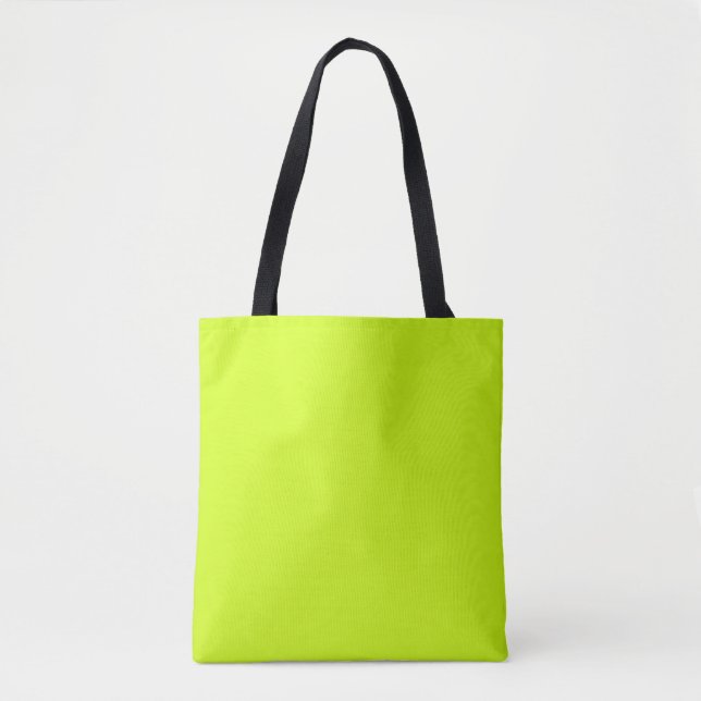 Tote Bag Citron arctique (couleur unie)  (Devant)