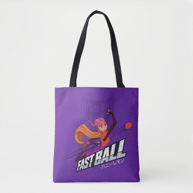 Tote Bag Citron miel| Bal rapide (Devant)
