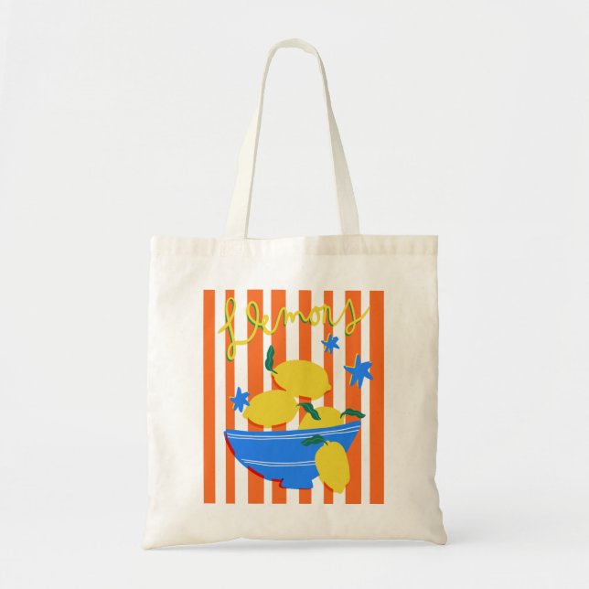 TOTE BAG CITRON POP (Devant)