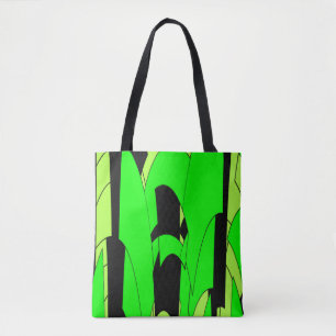 Tote Bag citron vert Abstrait