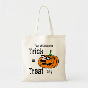 Tote Bag Citrouille amusant pour enfant personnalisable