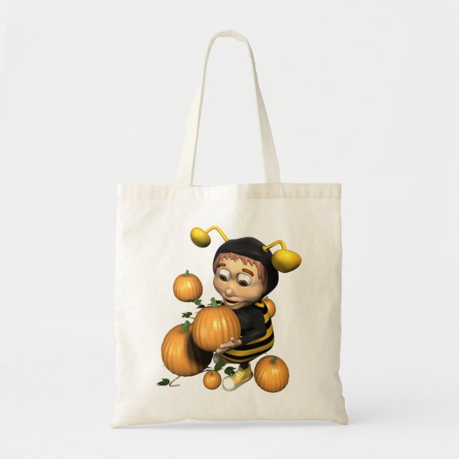 Tote Bag Citrouille Bee (Devant)