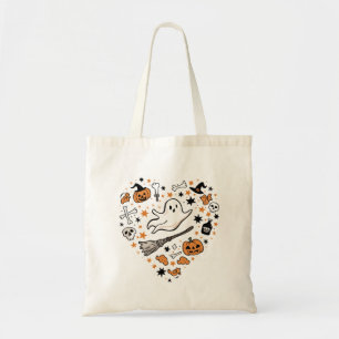 Tote Bag Citrouille d'automne de Thanksgiving Halloween d'a