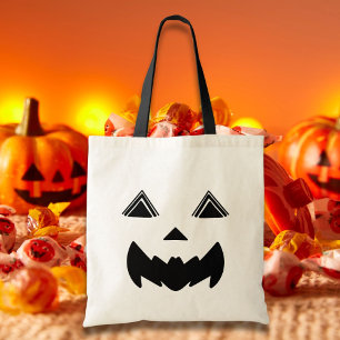 Tote Bag Citrouille de Jack O’Lantern à bouche de chauve-so