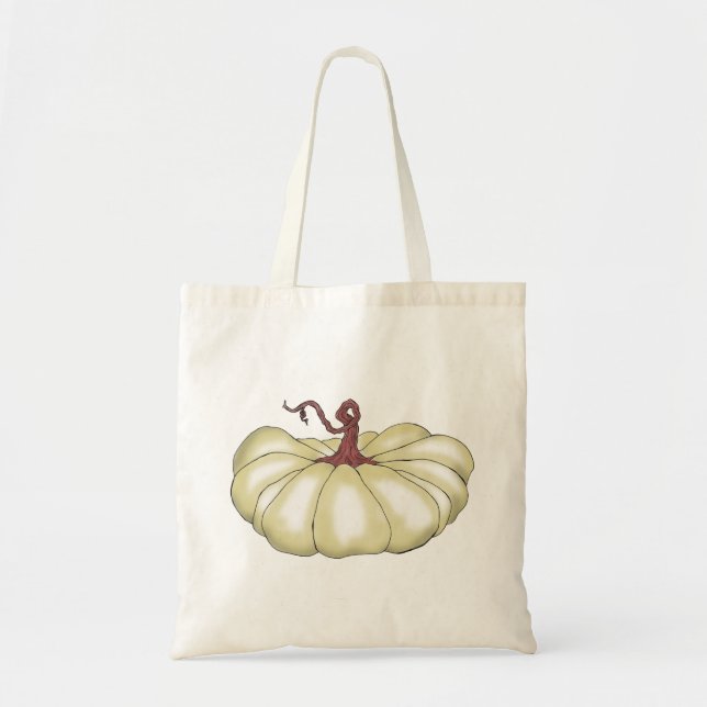 Tote Bag citrouille plat tan (Devant)
