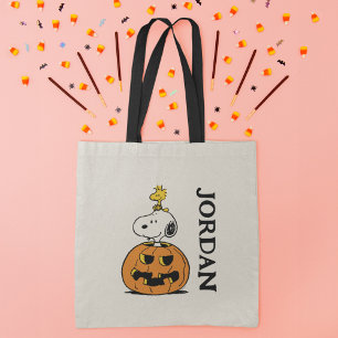 Tote Bag Citrouille Snoopy & Woodstock