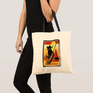 Tote Bag Citrouilles Halloween Vintage