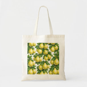 Tote Bag Citrus Botanique Pamplemousse Jaune