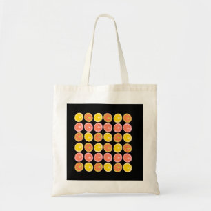Tote Bag Citrus Candy Lemon Fruit Motif