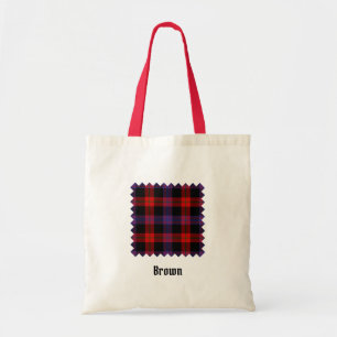 Tote Bag Clan Brown Tartan