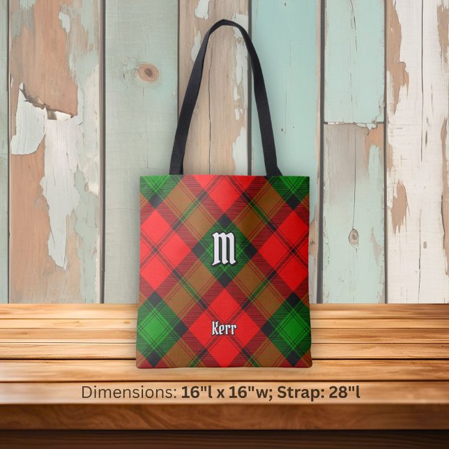 Tote Bag Clan Kerr Tartan (Créateur téléchargé)