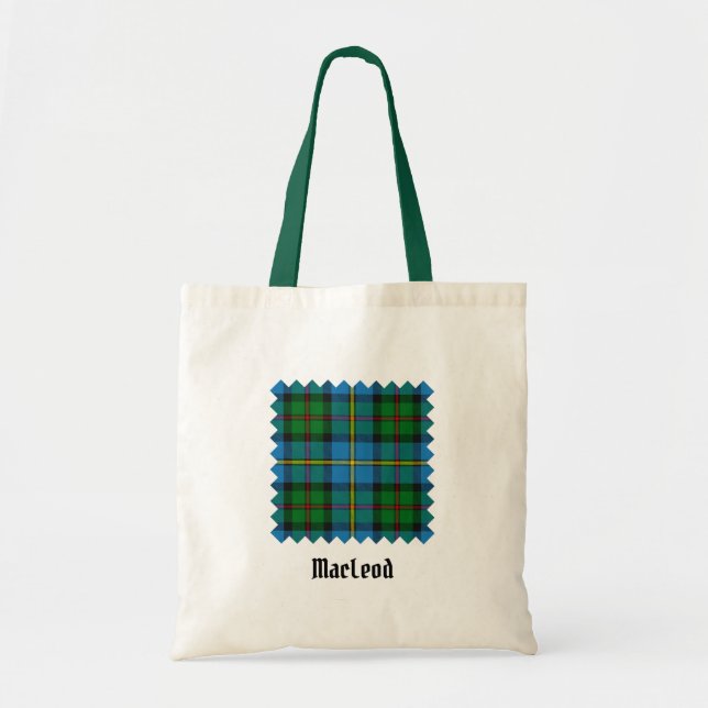 Tote Bag Clan MacLeod Chasse Tartan (Devant)
