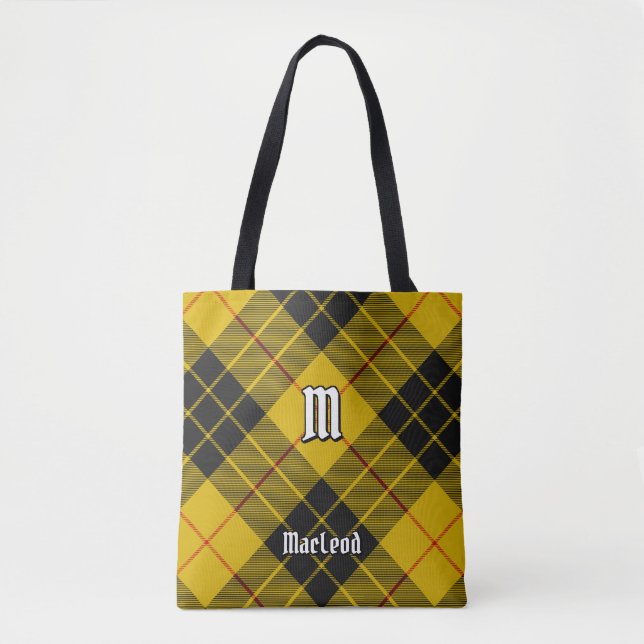 Tote Bag Clan Macleod de Lewis Tartan (Devant)