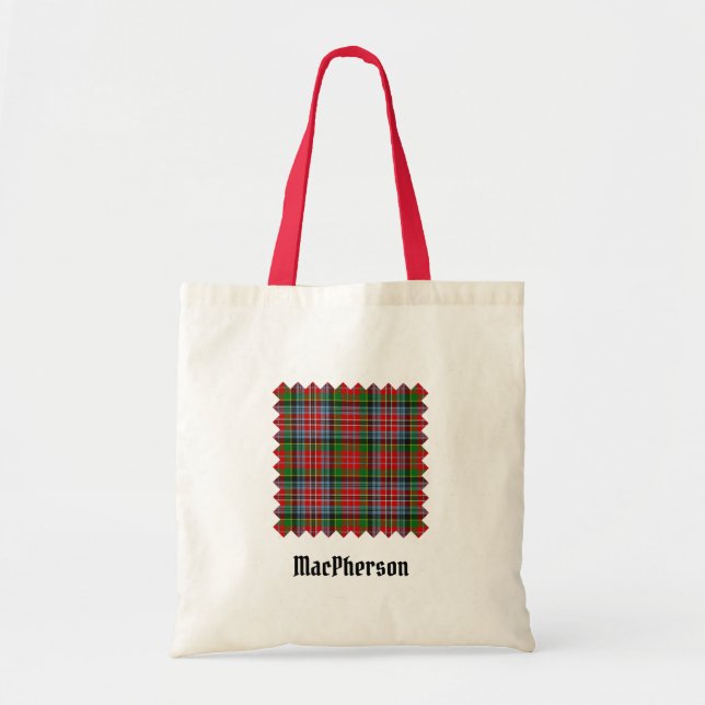 Tote Bag Clan MacPherson Tartan (Devant)