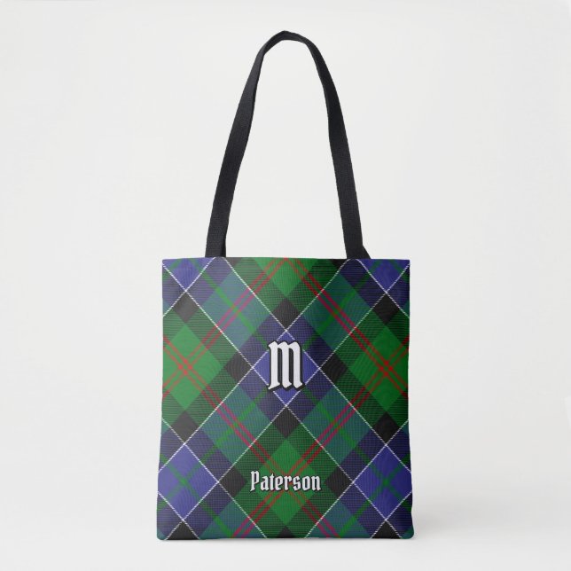Tote Bag Clan Paterson Tartan (Devant)