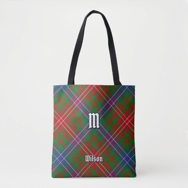 Tote Bag Clan Wilson Modern Tartan (Devant)