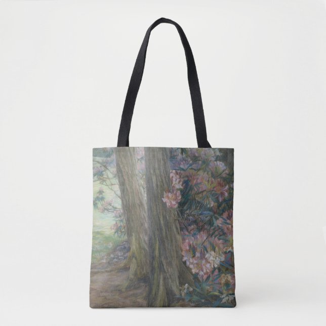 Tote Bag Clara Voortman Rhododendron Bush dans un jardin (Devant)