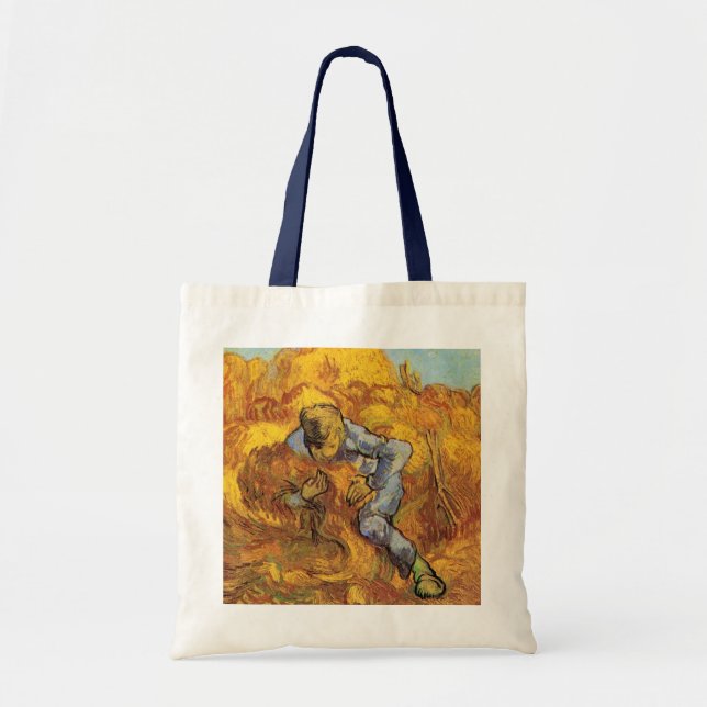 Tote Bag Classeur Sheaf (après Millet) par Vincent van Gogh (Devant)
