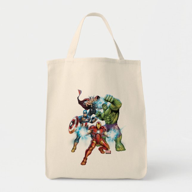 Tote Bag Classique Avengers | Avengers Prêts À Attaquer (Devant)