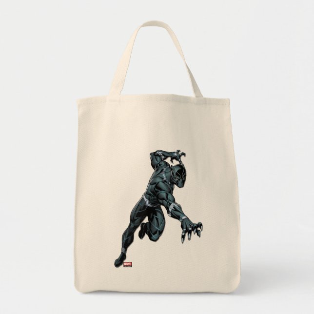 Tote Bag Classique Avengers | Black Panther Claw Attack (Devant)