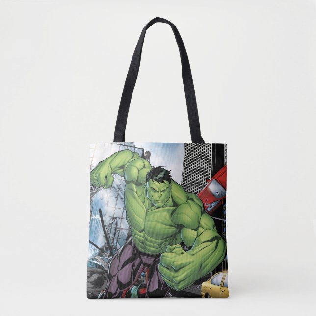 Tote Bag Classique Avengers | Charge de Hulk (Devant)