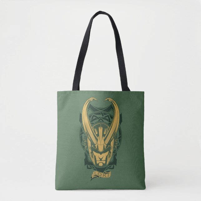 Tote Bag Classique Avengers | Norse Loki Graphic (Devant)