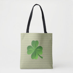 Tote Bag Classique tendance irlandais Lucky Shamrock