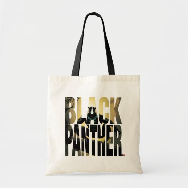 Tote Bag Classiques Avengers | Black Panther dans l'arbre (Devant)