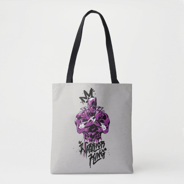 Tote Bag Classiques Avengers | Black Panther, le roi guerri (Devant)