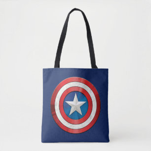 Tote Bag Classiques Avengers   Bouclier brossé de Captain A