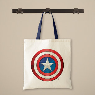 Tote Bag Classiques Avengers Bouclier brossé de Captain A