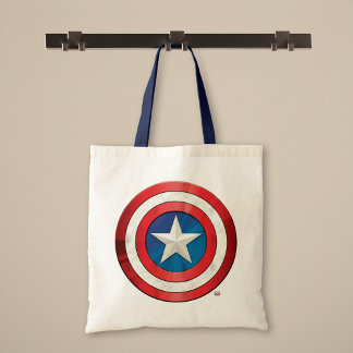 Tote Bag Classiques Avengers | Bouclier brossé de Captain A