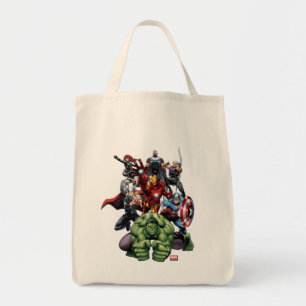 Tote Bag Classiques Avengers   Hulk menant les Avengers