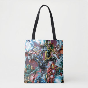 Tote Bag Classiques Avengers Loki et Géants de Glace