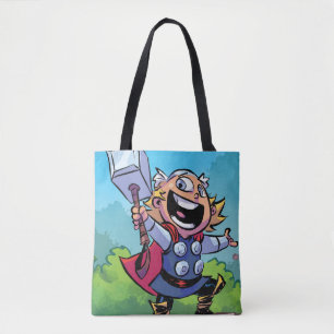 Tote Bag Classiques Avengers Mini Thor avec Mjolnir