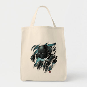 Tote Bag Classiques des Avengers   Black Panther déchirant 