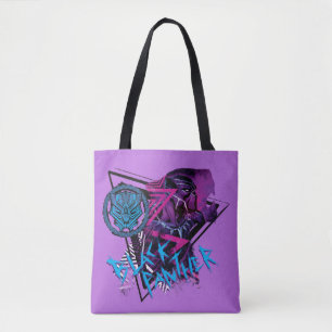 Tote Bag Classiques des Avengers   Graphique néon Black Pan