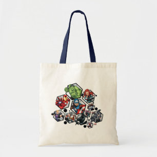 Tote Bag Classiques des Avengers Motif hexagonal des Aven