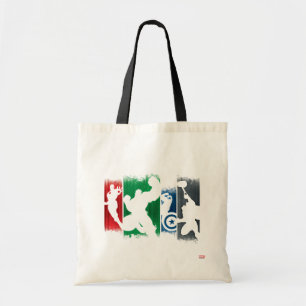 Tote Bag Classiques des Avengers Silhouettes de Nuanciers