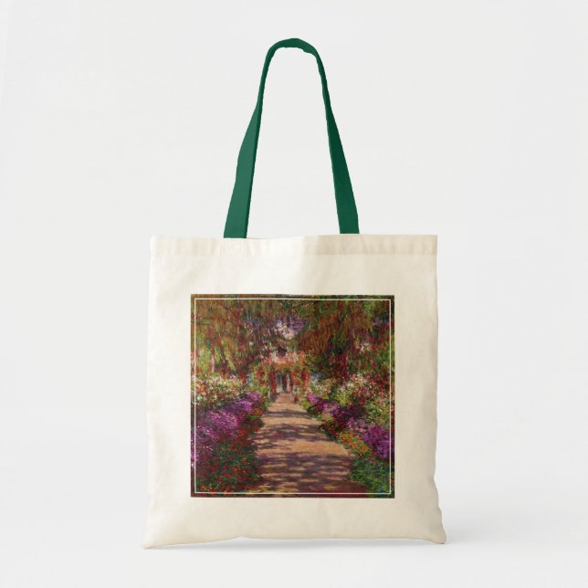 Tote Bag Claude Monet | A Pathway à Monet's Garden (Devant)