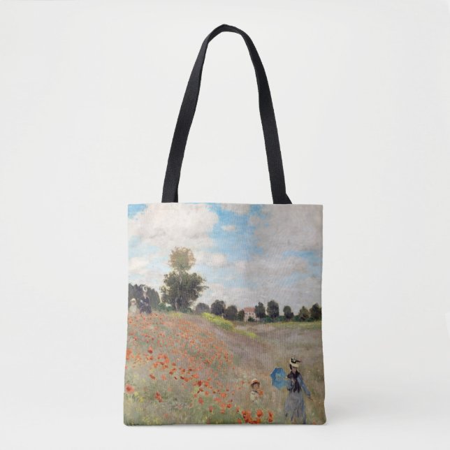 Tote Bag Claude Monet - Champ de pavot (Devant)