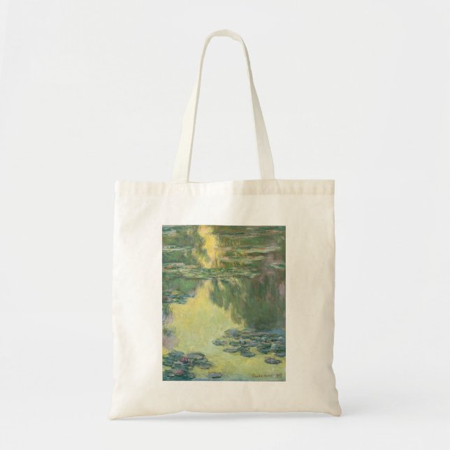 Tote Bag Claude Monet Classic Painting, Nénuphar (1907) (Devant)